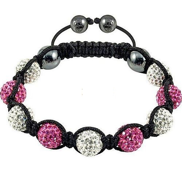 Crystal Ball Shamballa Bracelet