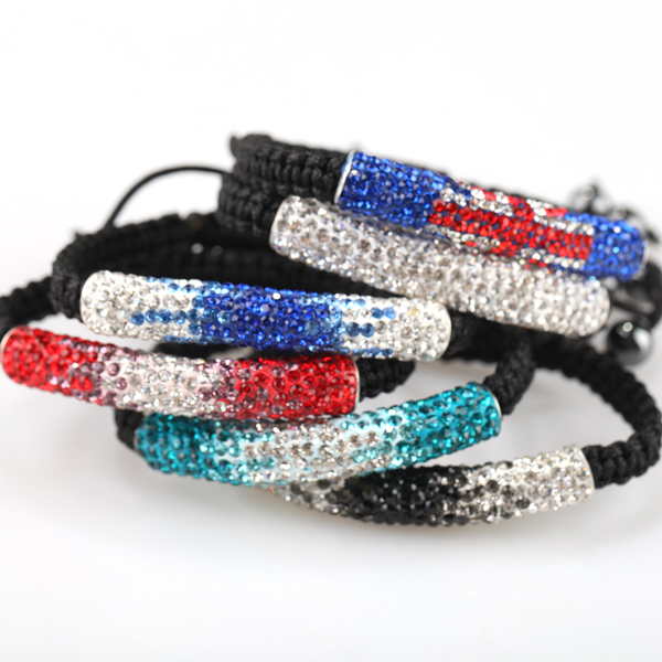 Gradual Change Shamballa Bracelets