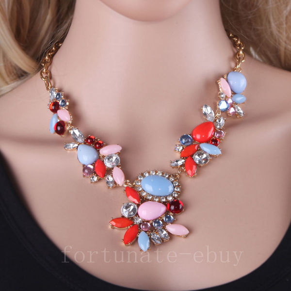 Statement Chain Bib Necklace 