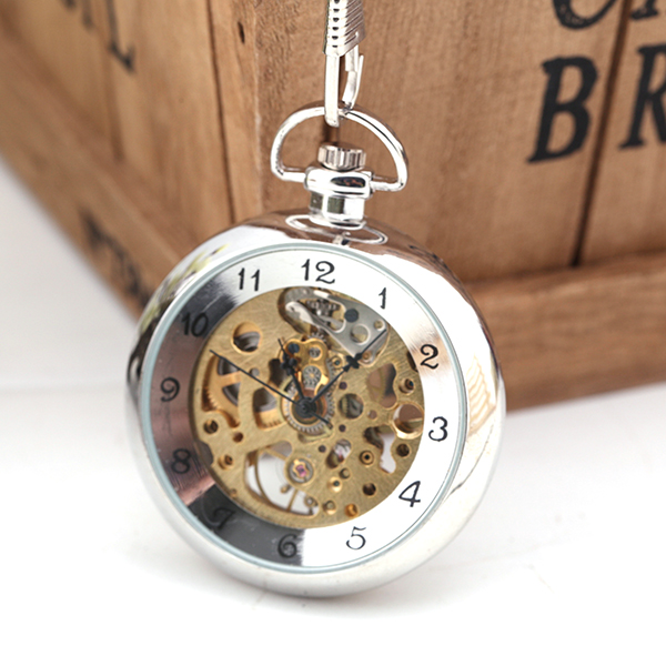 Skeleton Mechanical Pocket Watches