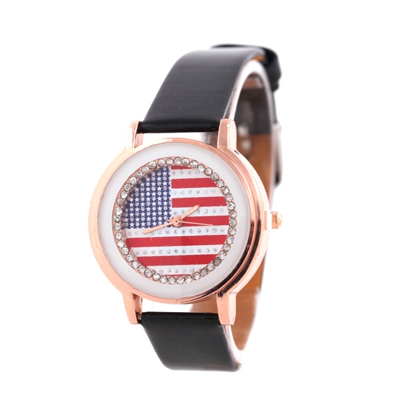 Flag Style Bracelet Watch