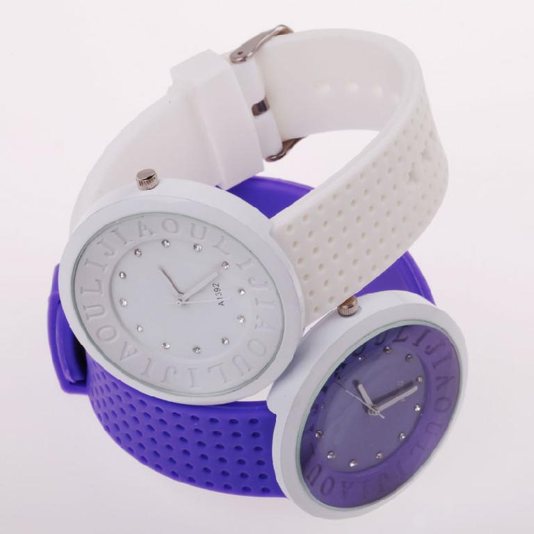 Rhinestone Silicon Watch