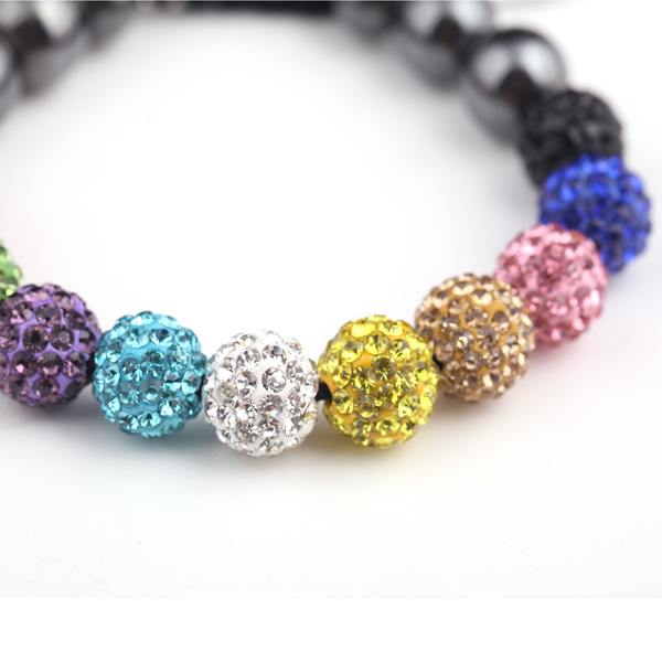 Crystal Ball Shamballa Bracelet