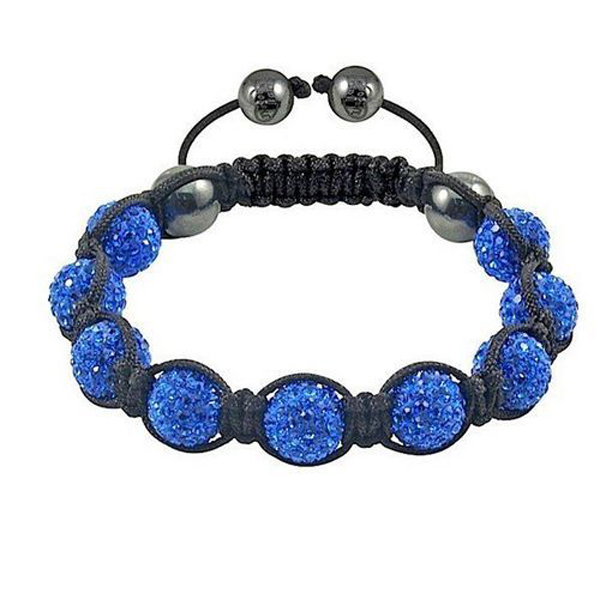 Crystal Ball Shamballa Bracelet