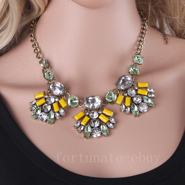 Women Statement Bib Necklace