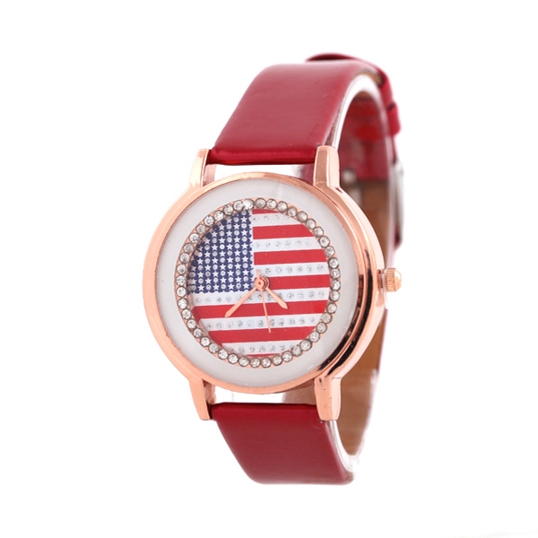 Flag Style Bracelet Watch