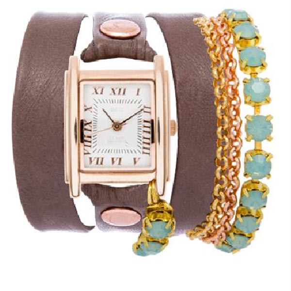 Ladies Leather Bracelet Watch