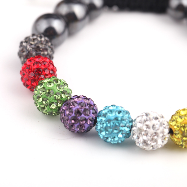 Crystal Ball Shamballa Bracelet