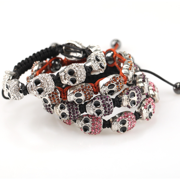 Wholesale Skull Shamballa Bracelets