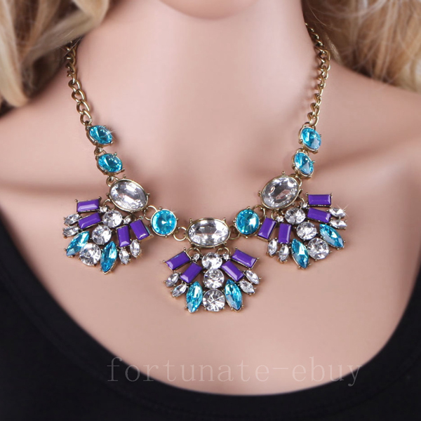 Women Statement Bib Necklace