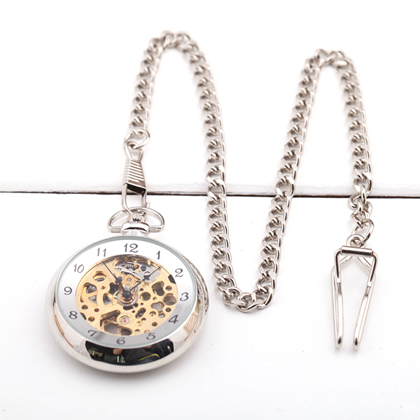 Skeleton Mechanical Pocket Watches