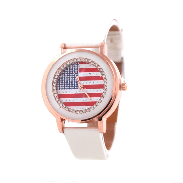 Flag Style Bracelet Watch